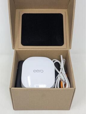 EERO Pro 6E Tri-Band AXE5400 Wi-Fi 6E Gigabit Mesh Router - White